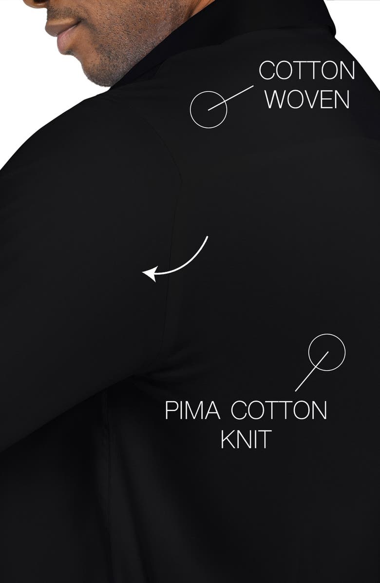 W.R.K Slim Fit Solid Reworked Dress Shirt, Alternate, color, Black