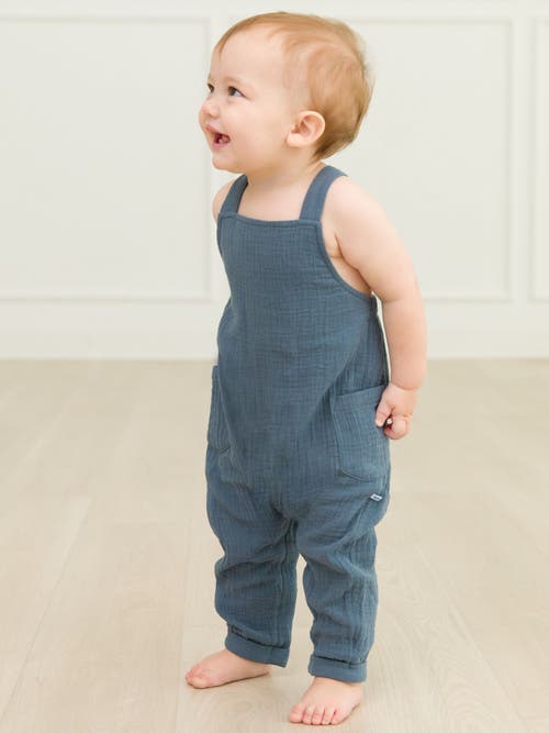 Rufflebutts Baby Boys Cotton Gauze Overall Jumpsuit