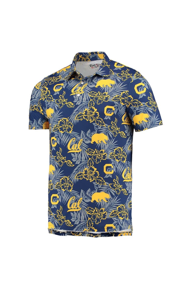 Men's Reyn Spooner Navy Cal Bears Performance Polo, Alternate, color, Navy