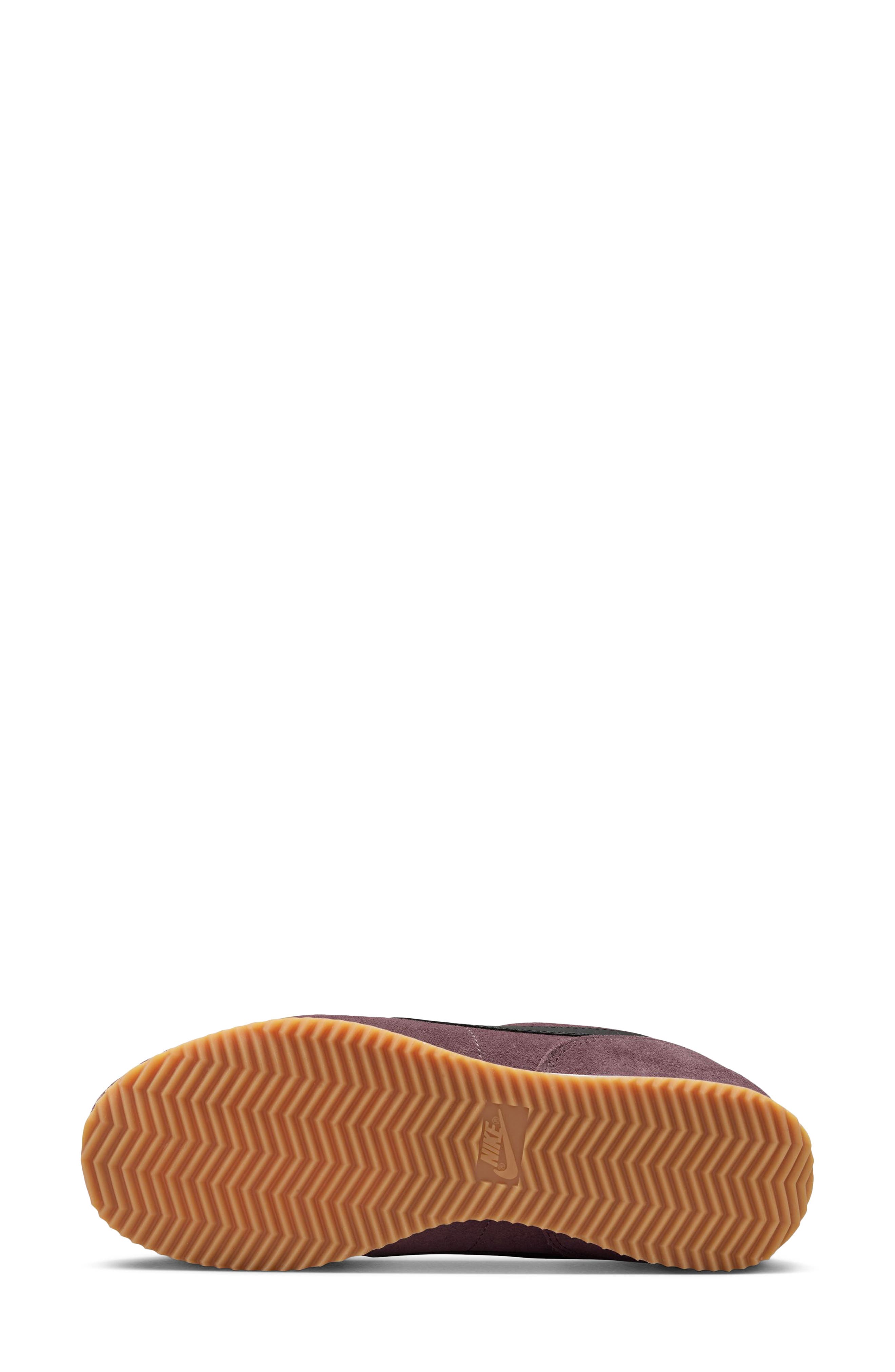 Cortez Suede Sneaker, Alternate, color, TATTOO/ BLACK/ SAIL/ BROWN