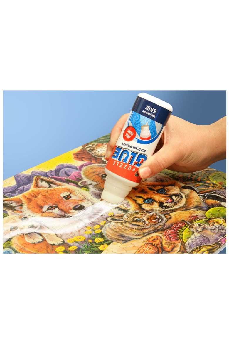 Puzzle Glue with Sponge Applicator, Alternate, color, Multicolor