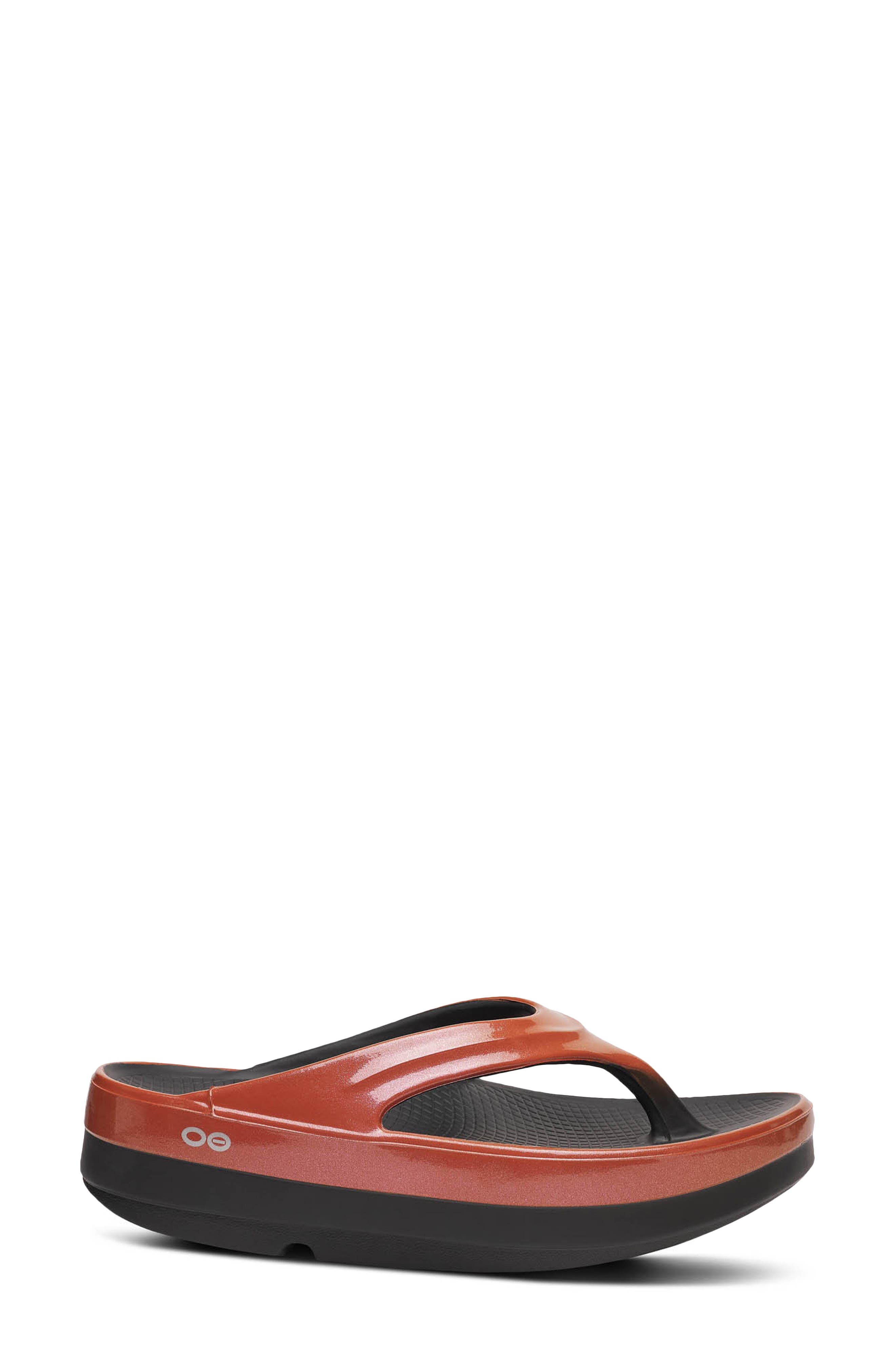 Oomega Oolala Luxe Flip Flop, Alternate, color, COPPER