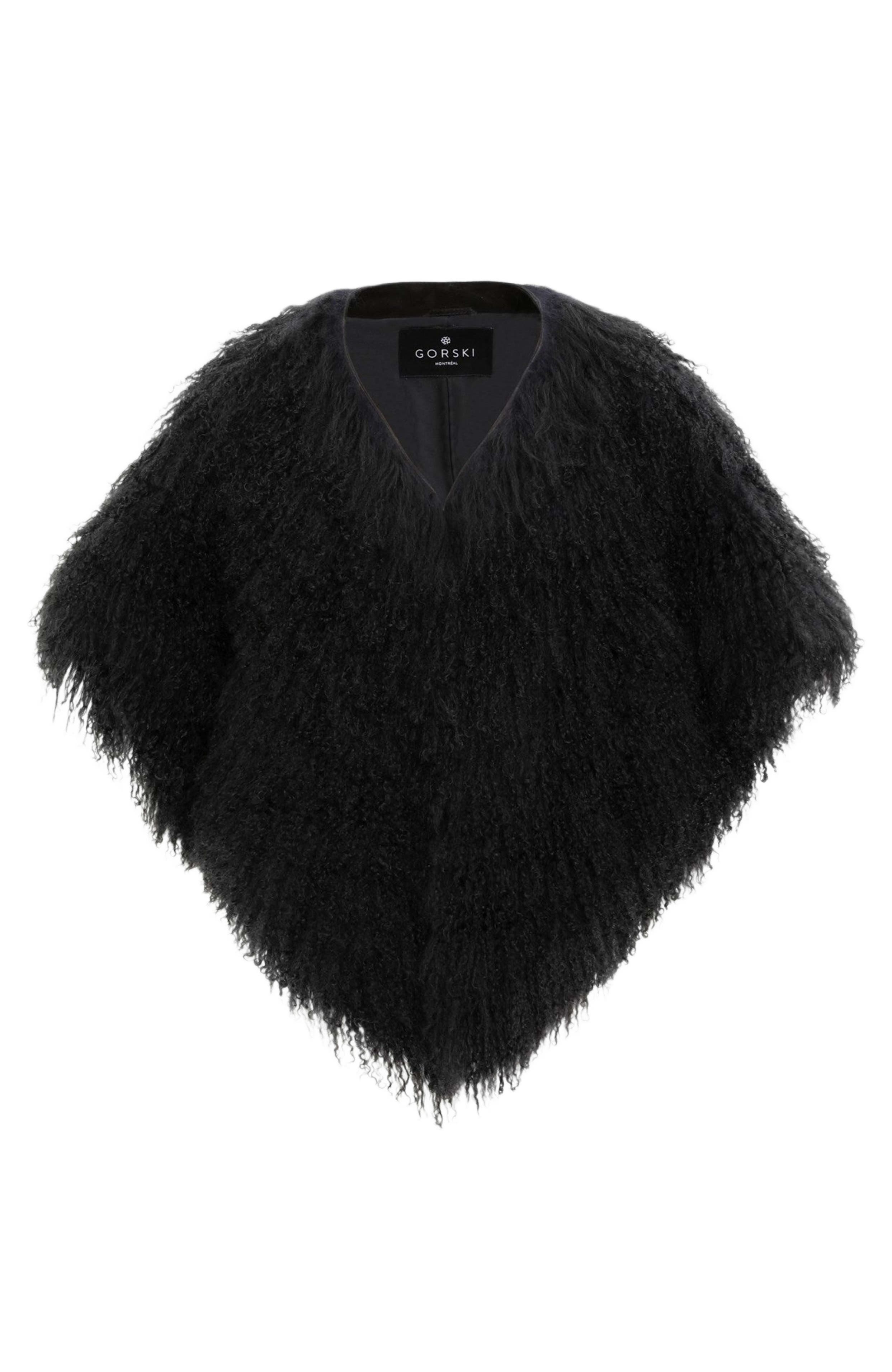 Select Genuine Shearling Shawl - image 2