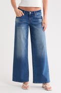 Fade Out Loud Low Rise Wide Leg Jeans