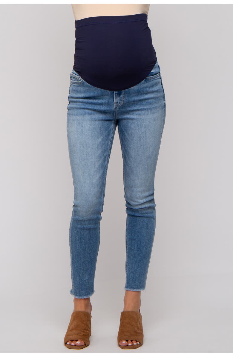 PinkBlush Maternity Skinny Jeans, Alternate, color, Blue