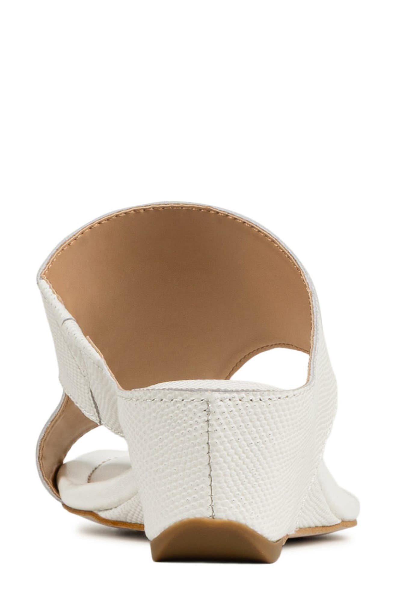 Toe Loop Wedge Sandal, Alternate, color, PORCELAIN