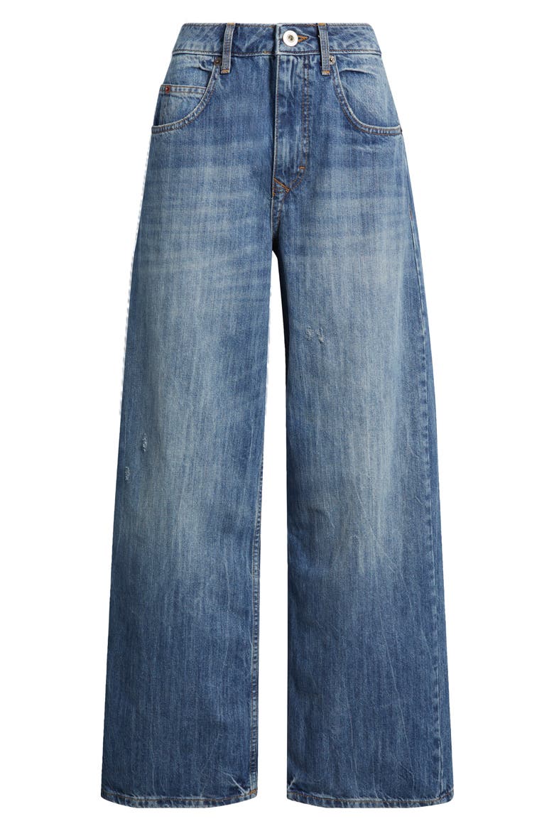 Jaya Baggy Wide Leg Jeans, Alternate, color, LIGHT VINTAGE