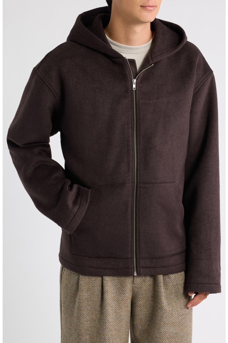 Wool Blend Zip Hooodie, Alternate, color, RAIN DRUM