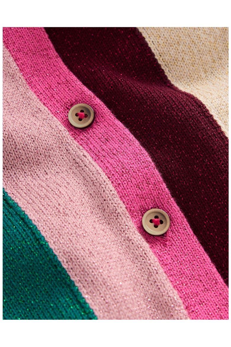 Kids' Sparkle Party Cardigan, Alternate, color, RAINBOW SPARKLE STRIPE