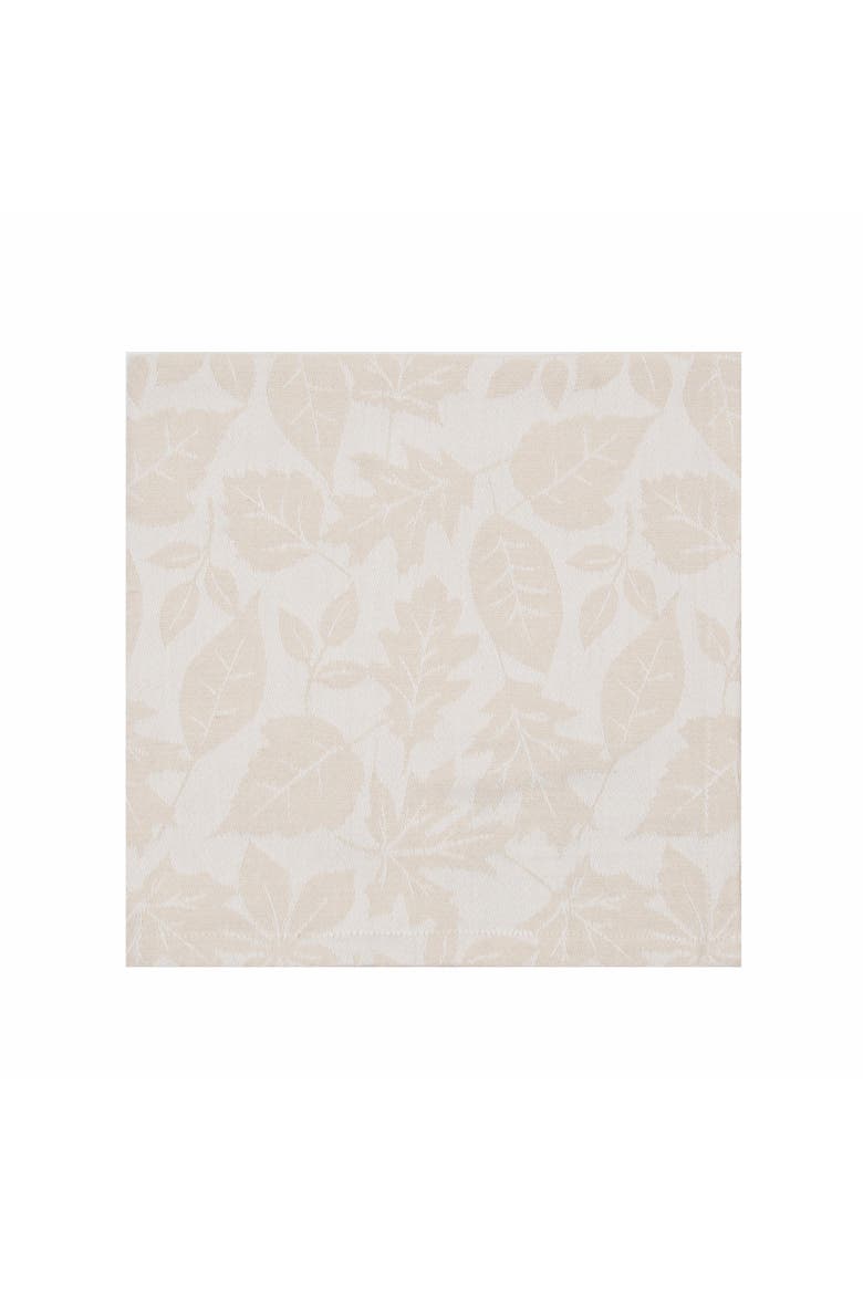 Warm Harvest Leaves Napkins Set of 6, Alternate, color, Beige