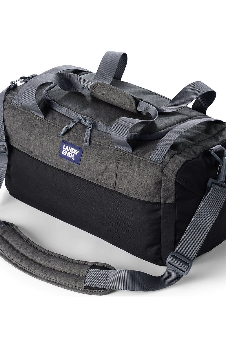 Lands' End Small All Purpose Travel Duffle Bag, Alternate, color, Oxidized Gray Heather