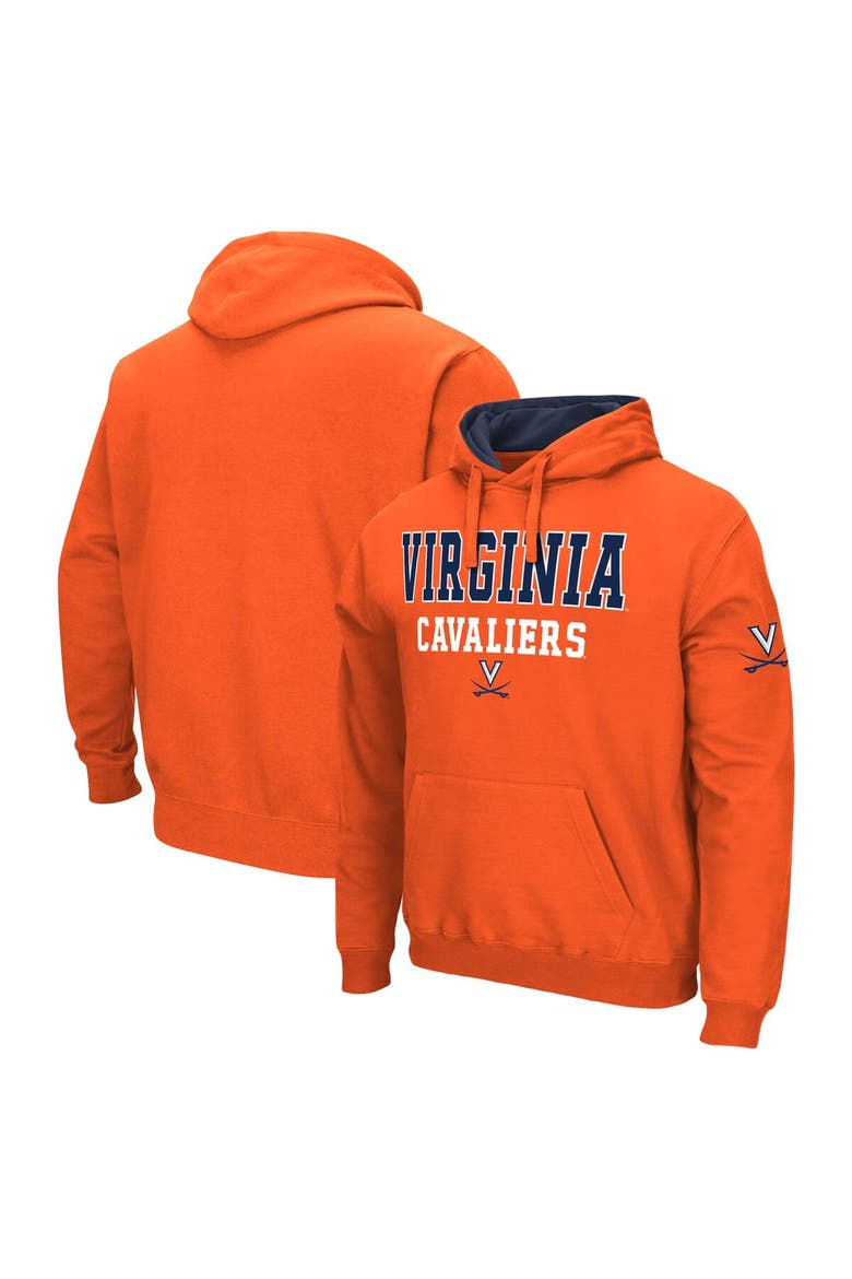 Men's Colosseum Orange Virginia Cavaliers Sunrise Pullover Hoodie, Alternate, color, Orange