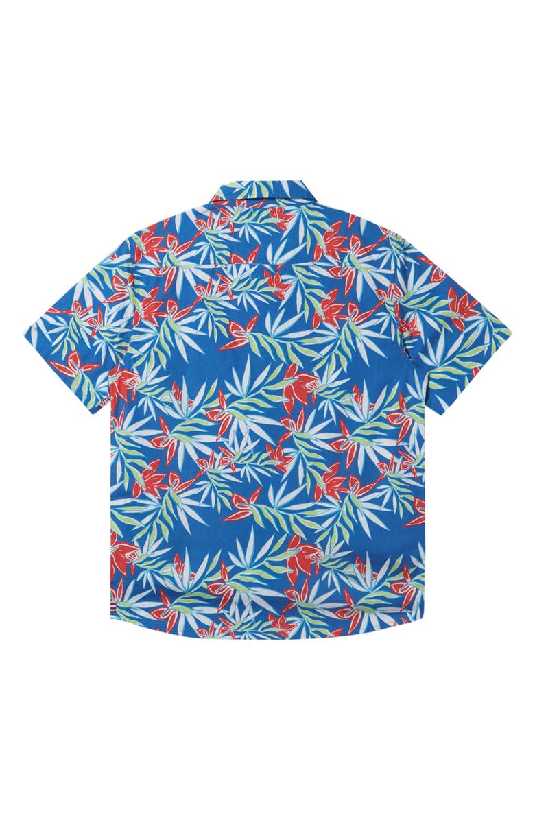 Quiksilver Hi Feelin' Floral Short Sleeve Button-Up Shirt, Alternate, color, 