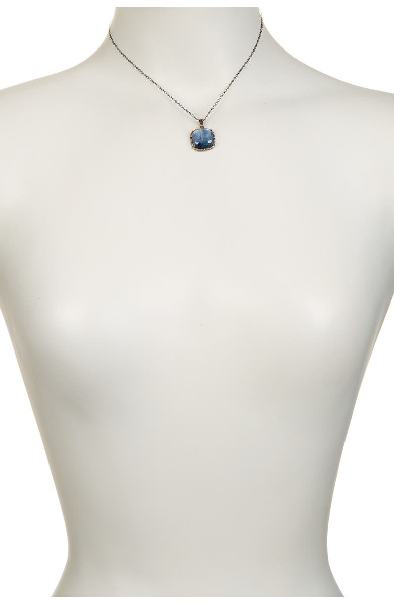 Adornia Zora Kyanite & Champagne Diamond Necklace, Alternate, color,