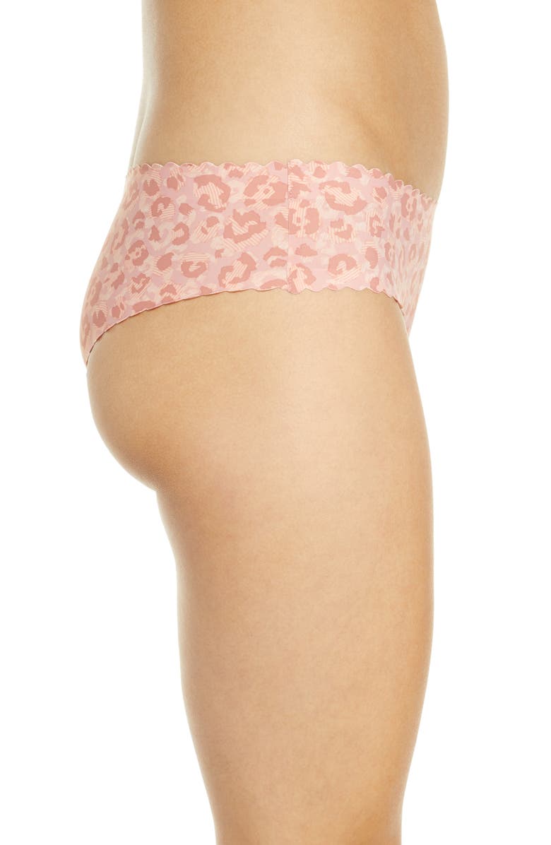 Knix Essential Scallop Cheeky Bikini, Alternate, color,