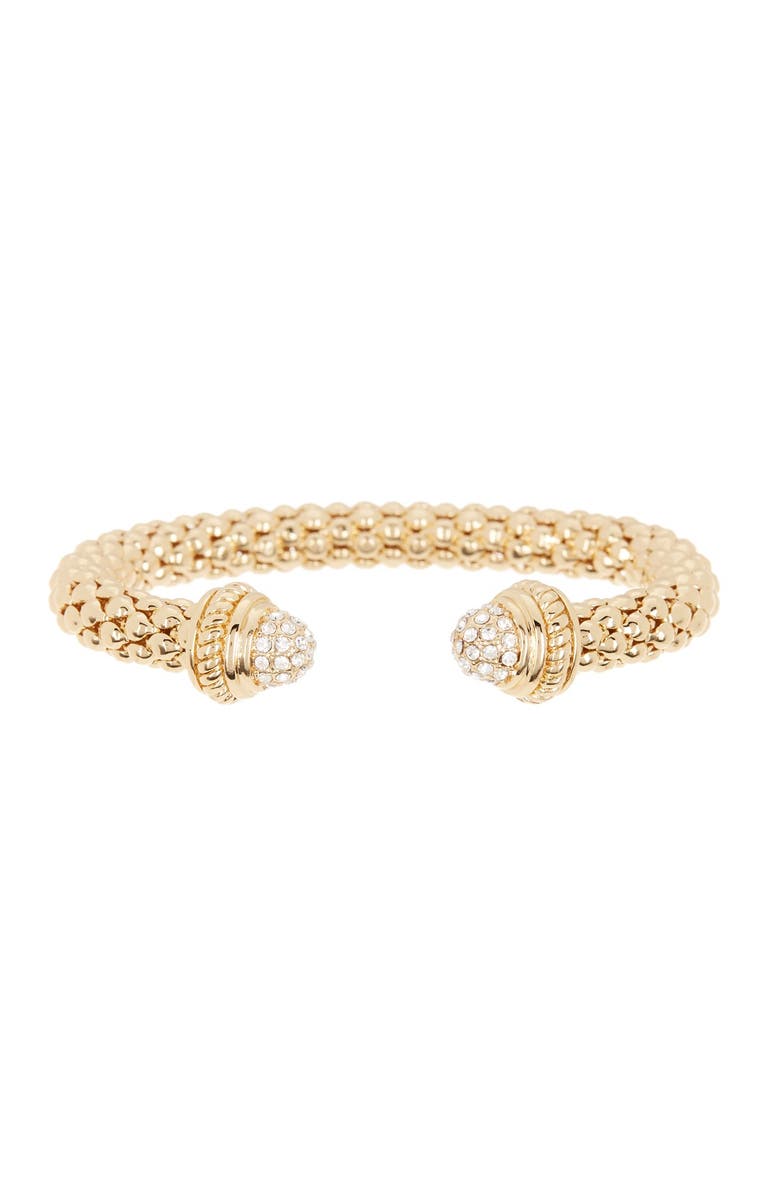 Juvell CZ Mesh Cuff Bangle, Main, color, 