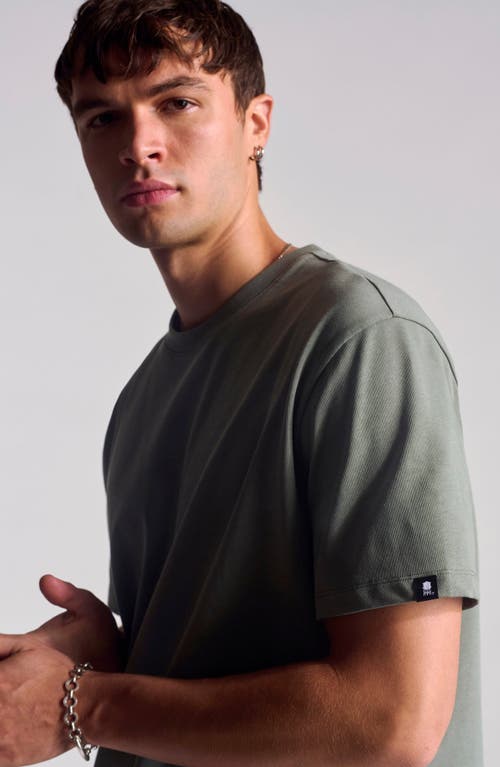 Brooklyn Industries Basic Cotton T-shirt In Green