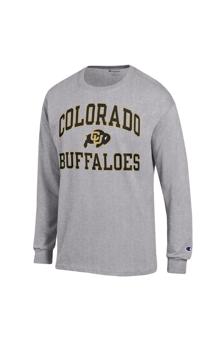 Champion Men's Champion Heather Gray Colorado Buffaloes High Motor Long Sleeve T-Shirt, Alternate, color, Heather Gray