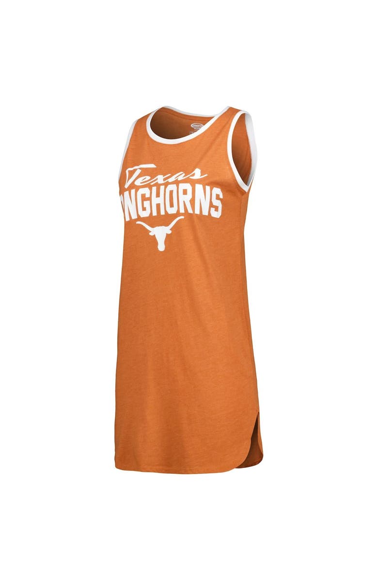 CONCEPTS SPORT Women's Concepts Sport Texas Orange Texas Longhorns Tank Nightshirt, Alternate, color, 