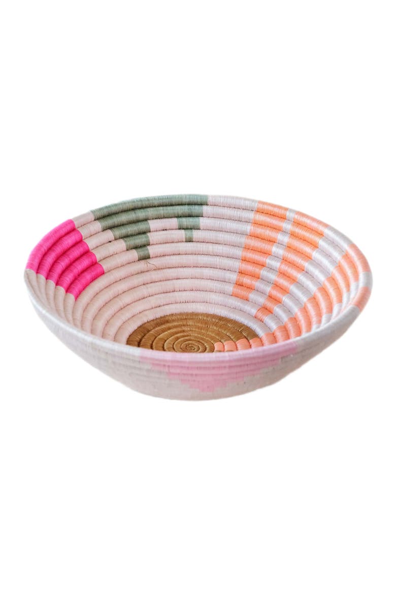 Geo Pastel Plateau, Main, color, Pink, Coral, Green
