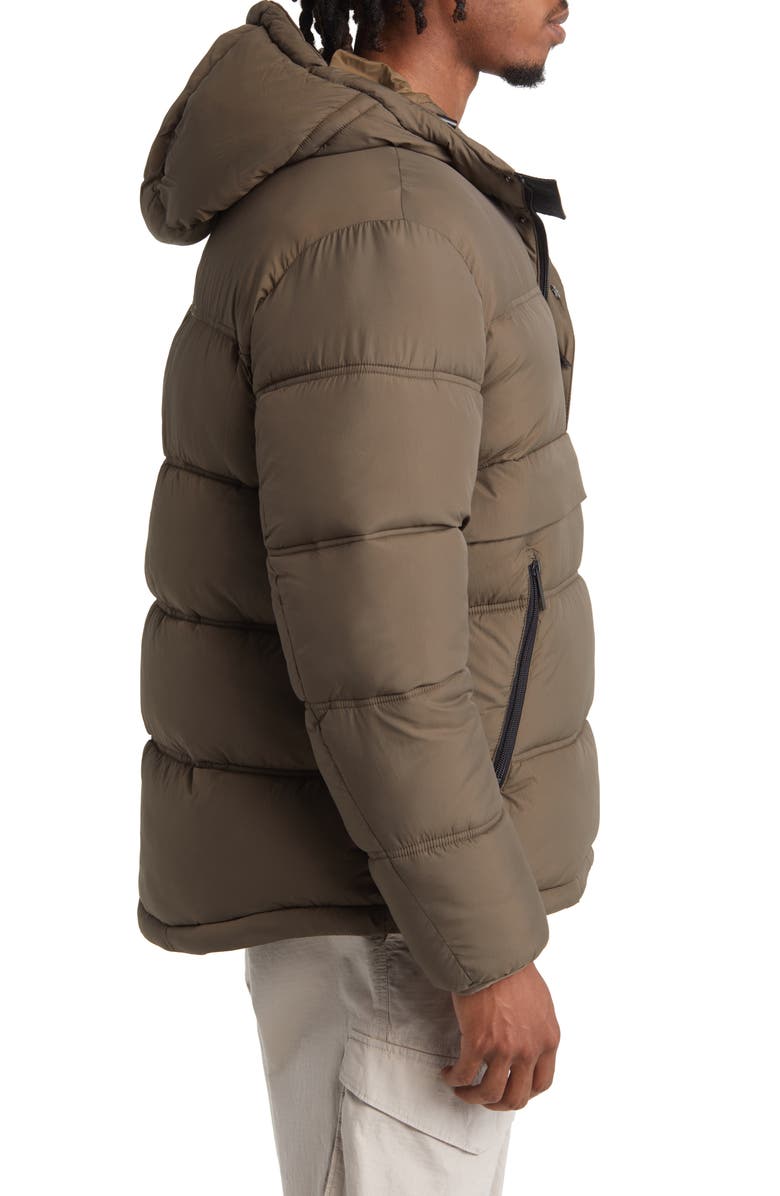 The Very Warm Water Resistant Recycled Nylon Anorak, Alternate, color, Canteen