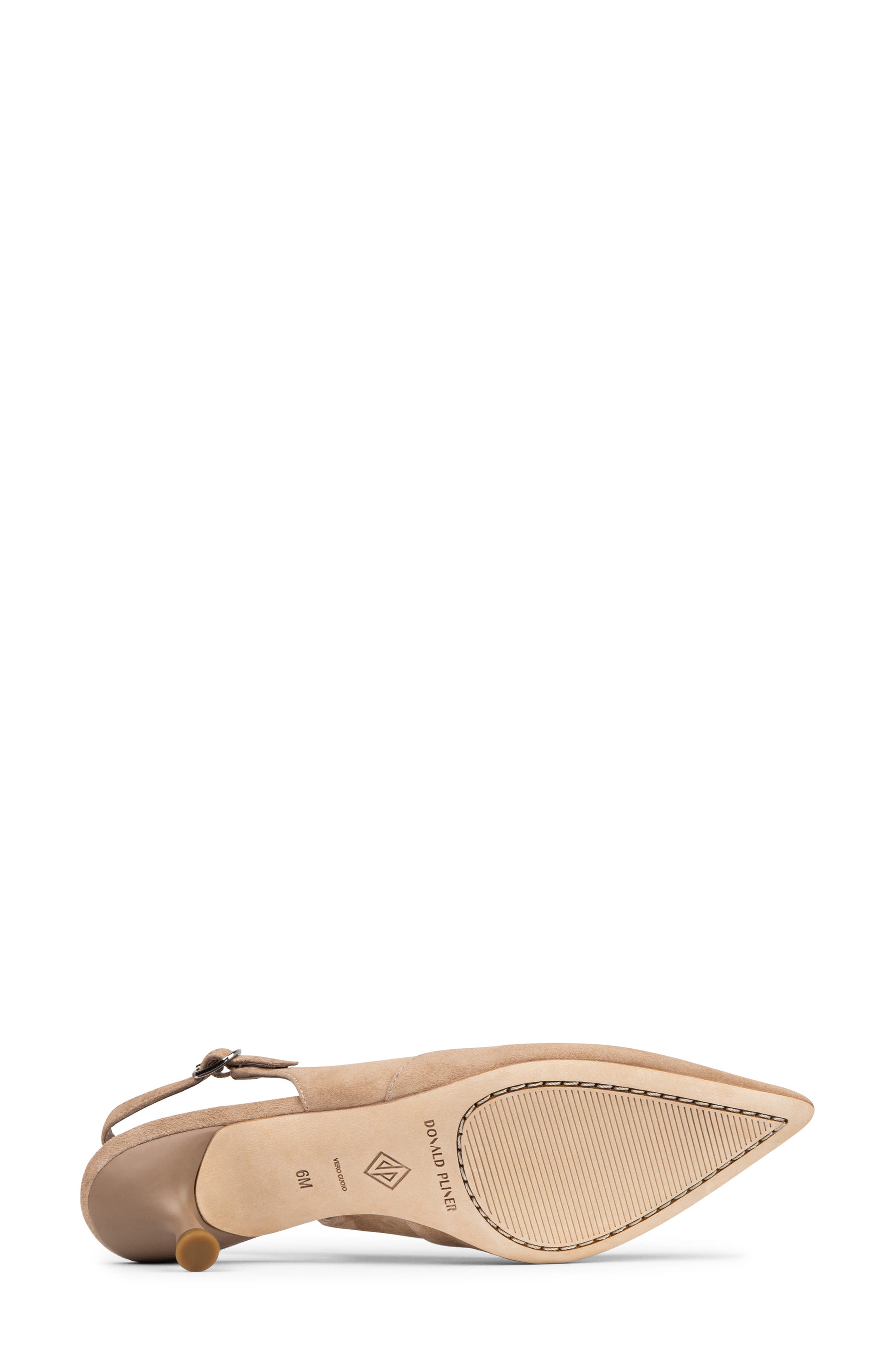 Donald Pliner Pointed Toe Slingback Pump, Alternate, color, Tobacco