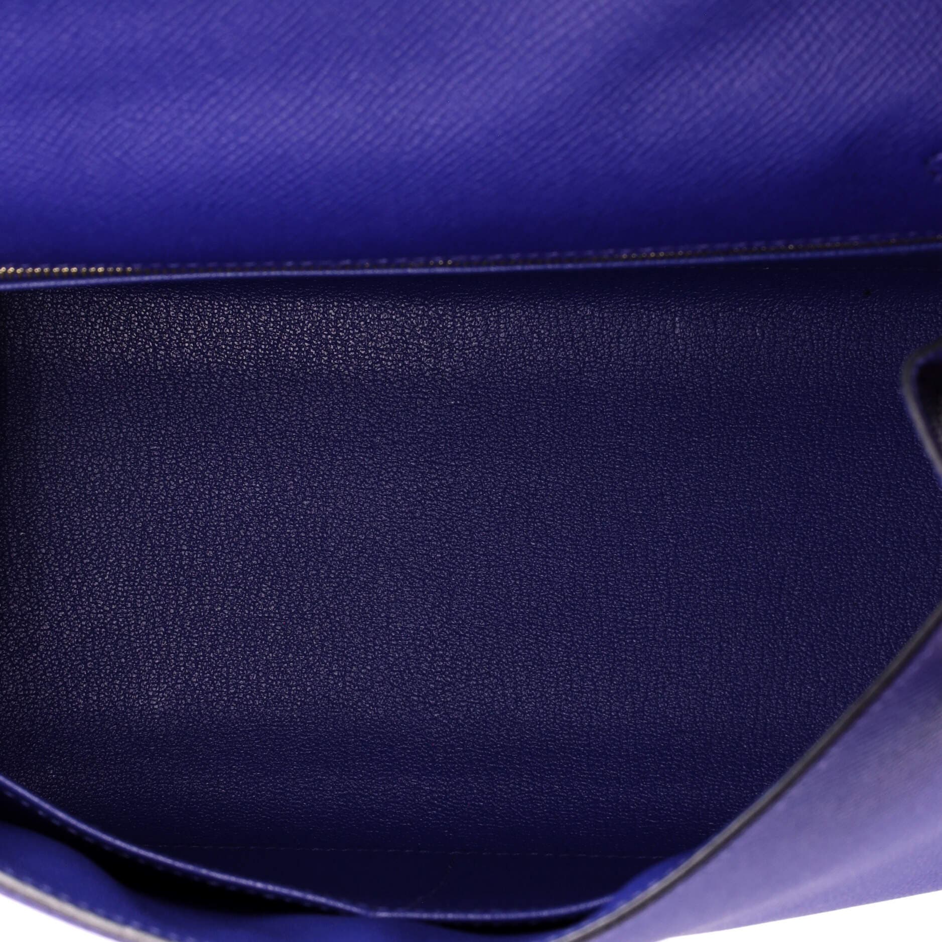 Kelly Handbag Blue Epsom with Gold Hardware 28, Alternate, color, Blue