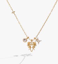 Alex and Ani Gemini Zodiac Charm Cluster Necklace
