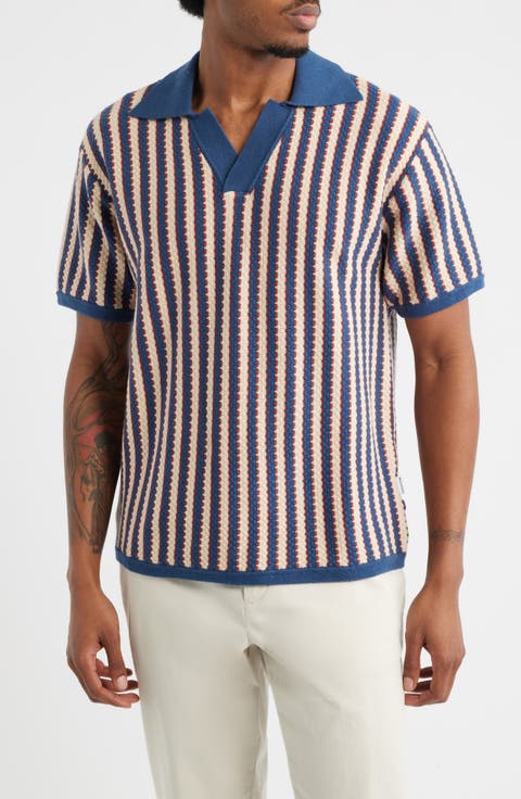 Strike a Match Stripe Polo