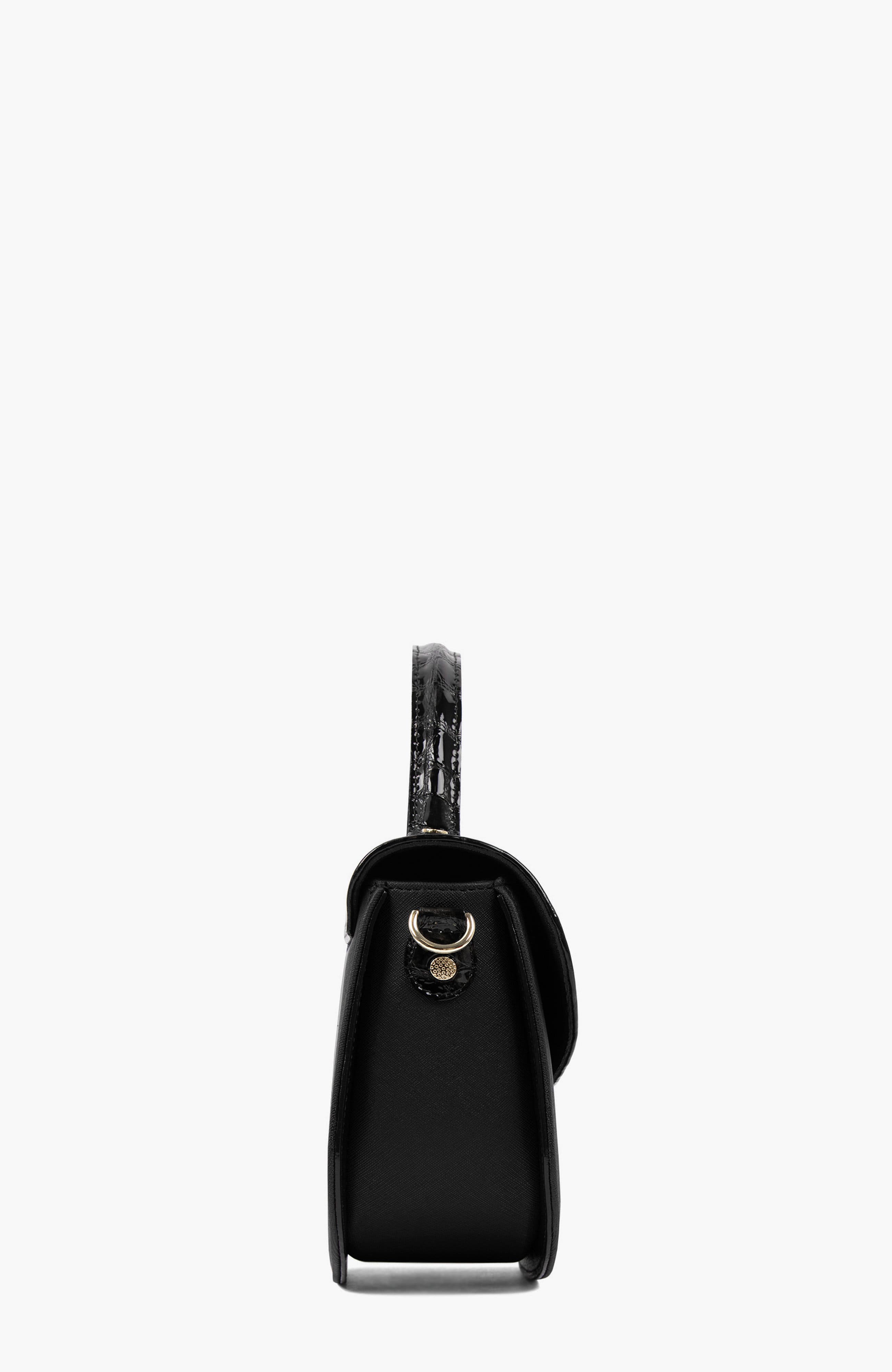 Cherry Blossom 521 Handbag, Alternate, color, Black