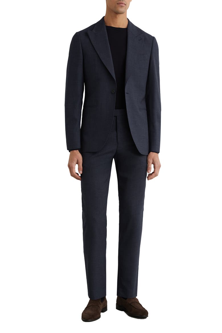 Fibre Wool Dress Pants, Alternate, color, AIRFORCE BLUE