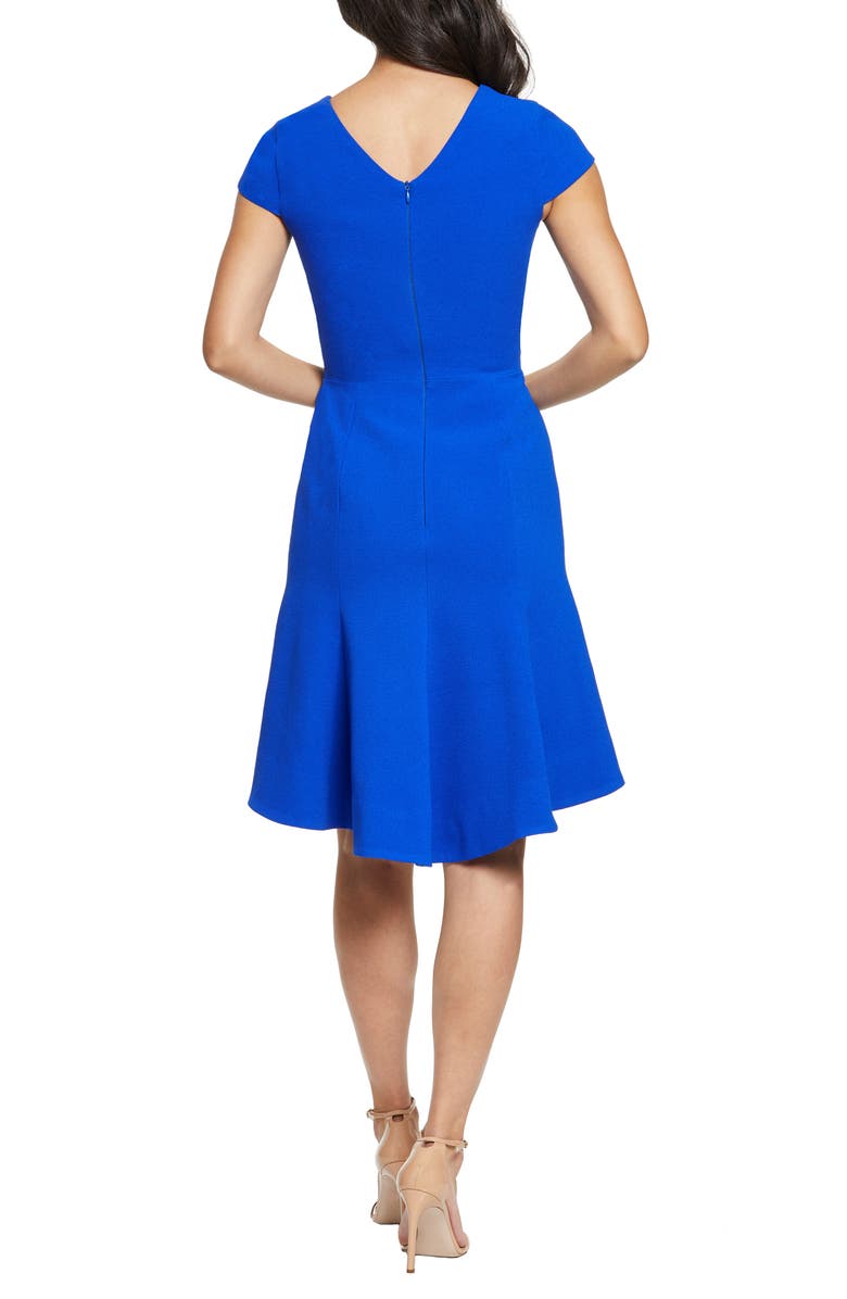 Dress the Population Bettie High/Low Ruffle Hem Cocktail Dress, Alternate, color, 