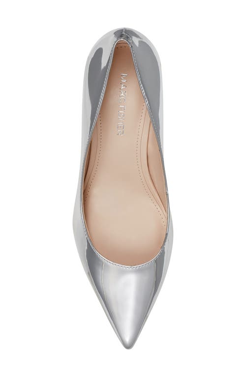 Marc Fisher Alola Pointed Toe Pump In Silver