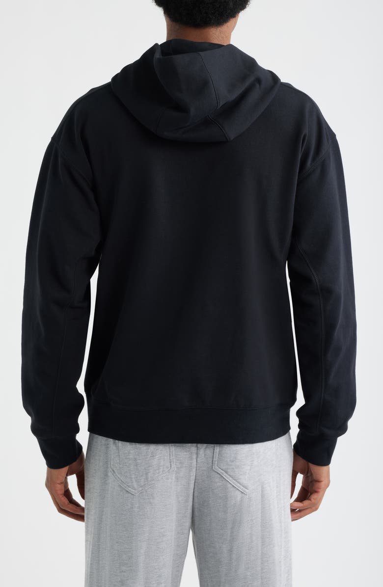 Nike Pro Dri-FIT Pullover Hoodie, Alternate, color, Black/ White