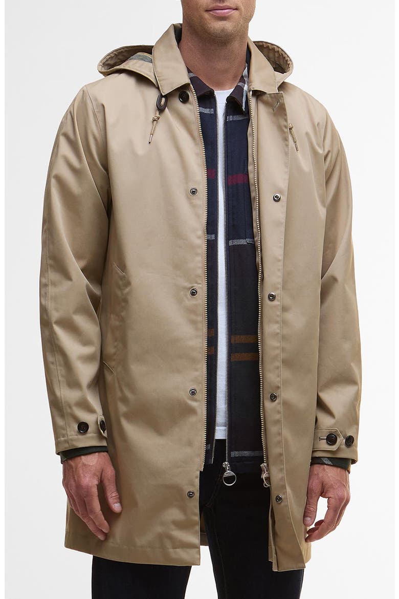 Lorig Waterproof Raincoat, Main, color, WASHED STONE
