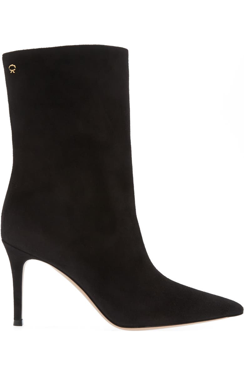 Gianvito Rossi Camoscio Stivale Pointed Toe Bootie, Alternate, color,