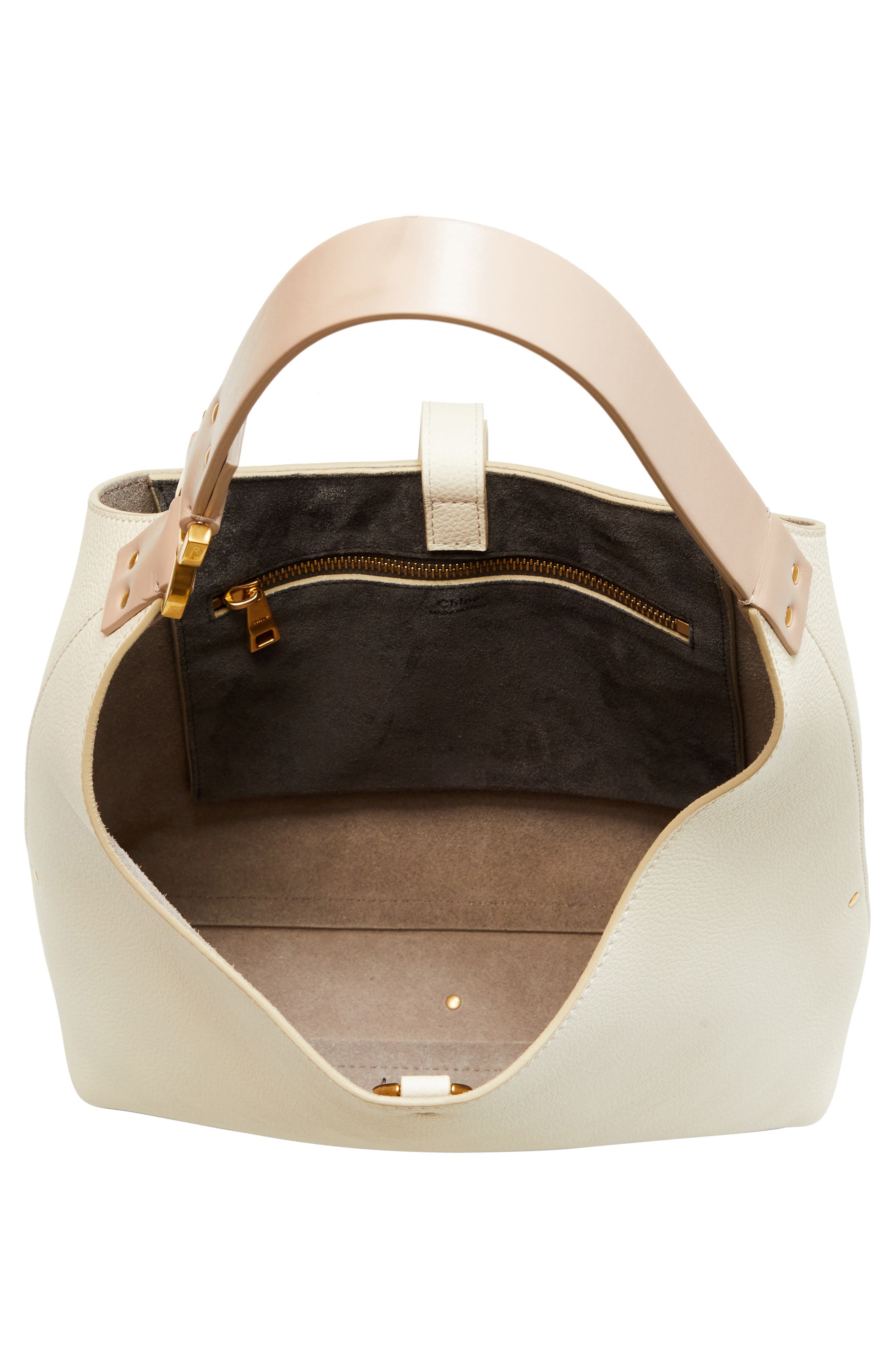 Chloé Small Marcie Leather Hobo Bag, Alternate, color, 