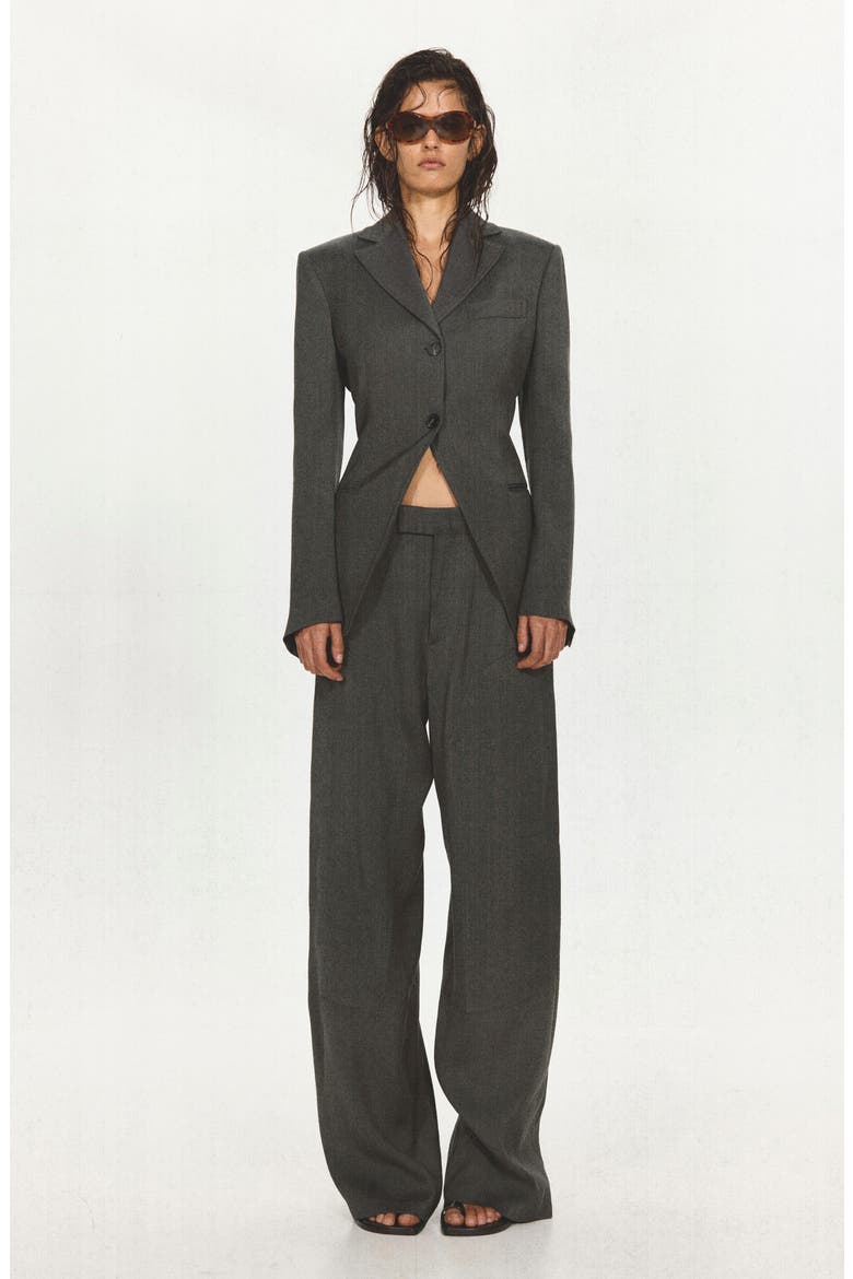 Straight Leg Suit Pants, Alternate, color, BLACK