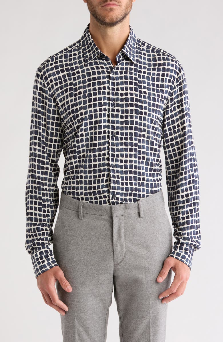 HUGO Ermo Slim Fit Shirt, Main, color,