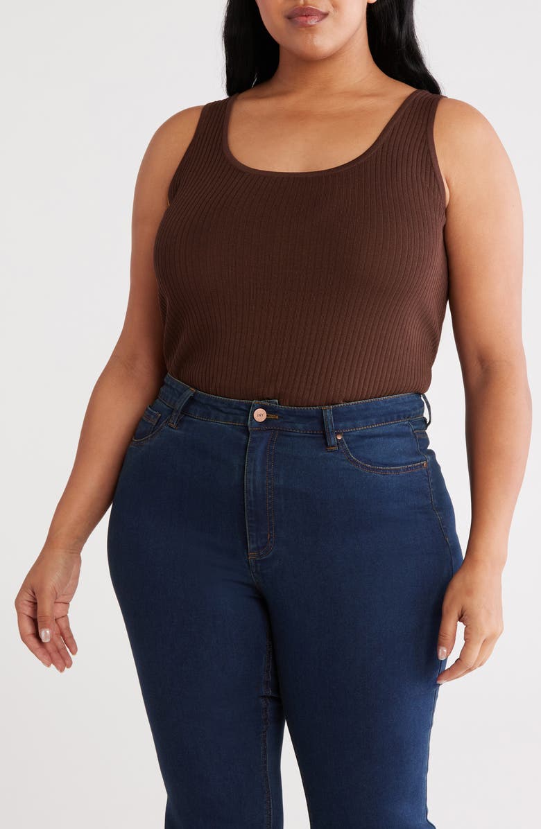 Jones New York Sutton Rib Sweater Tank, Main, color, 