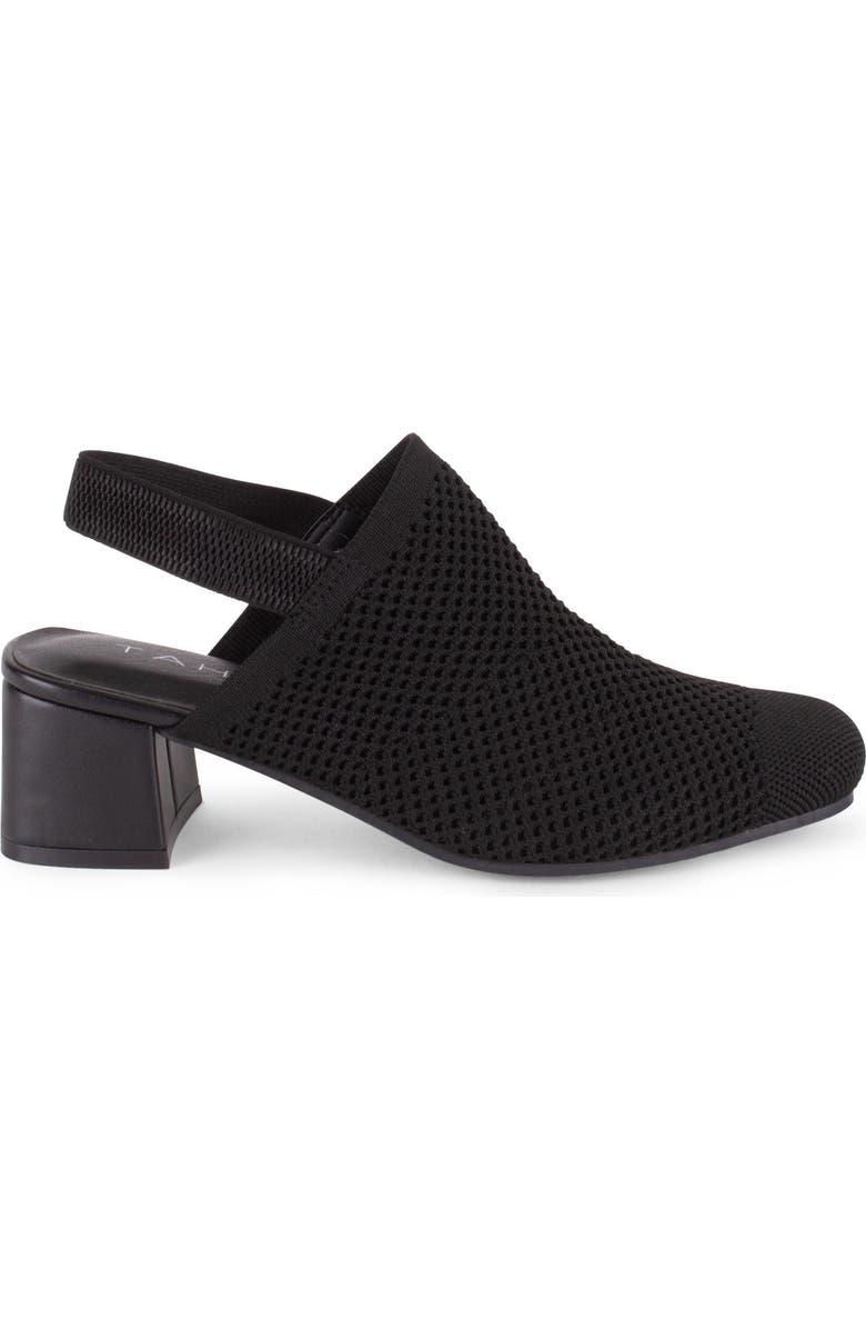 Tahari Acropolis Slingback Mule, Alternate, color, Black