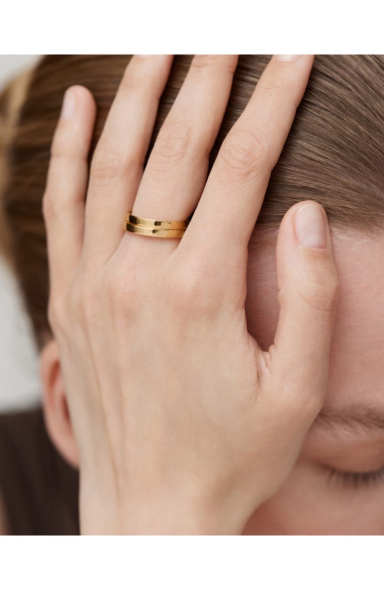 Monica Vinader Essential Stacking Ring, Alternate, color, 18K Gold Vermeil