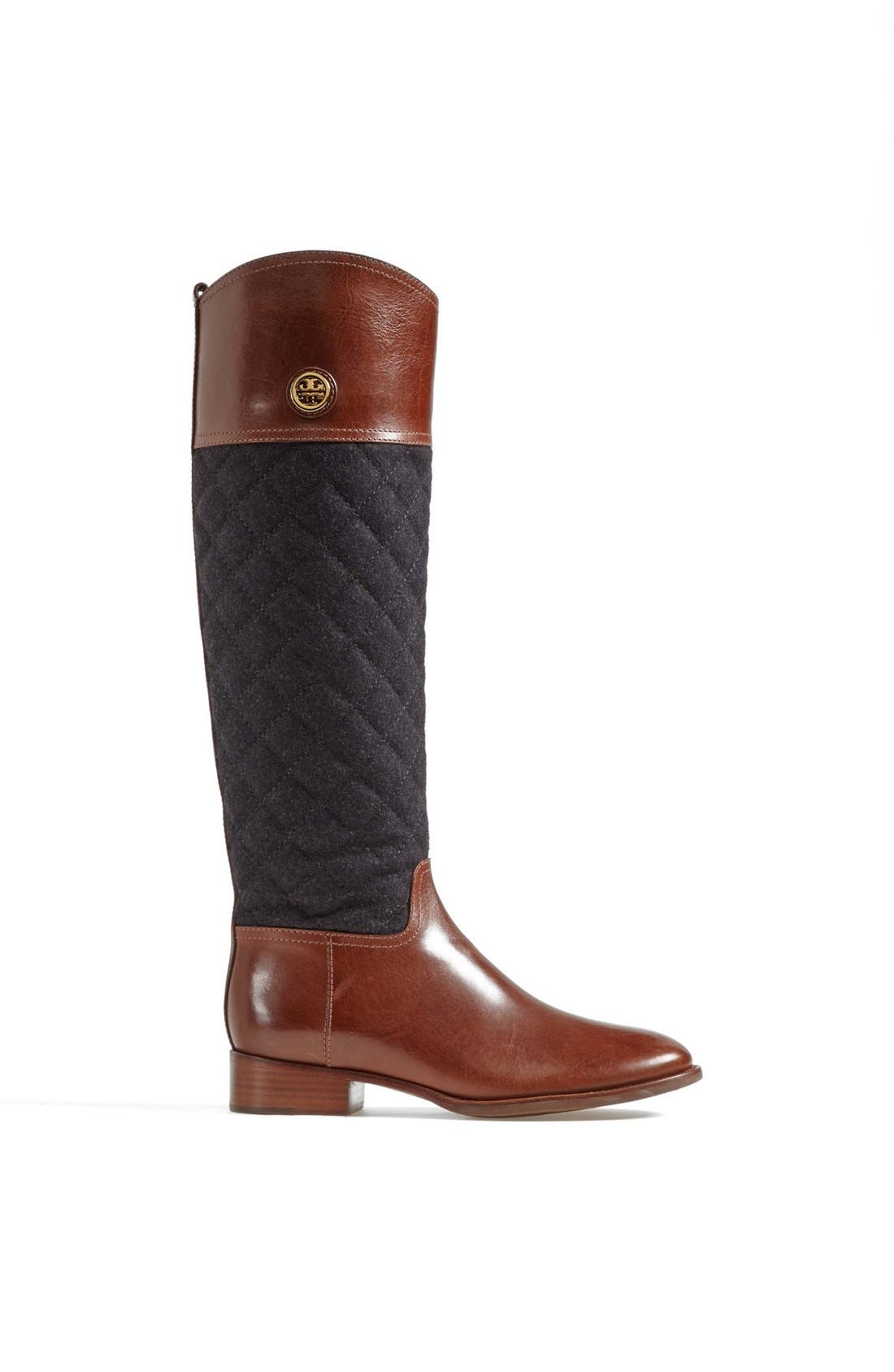 'Rosalie' Riding Boot, Alternate, color, ALMOND/ CHARCOAL