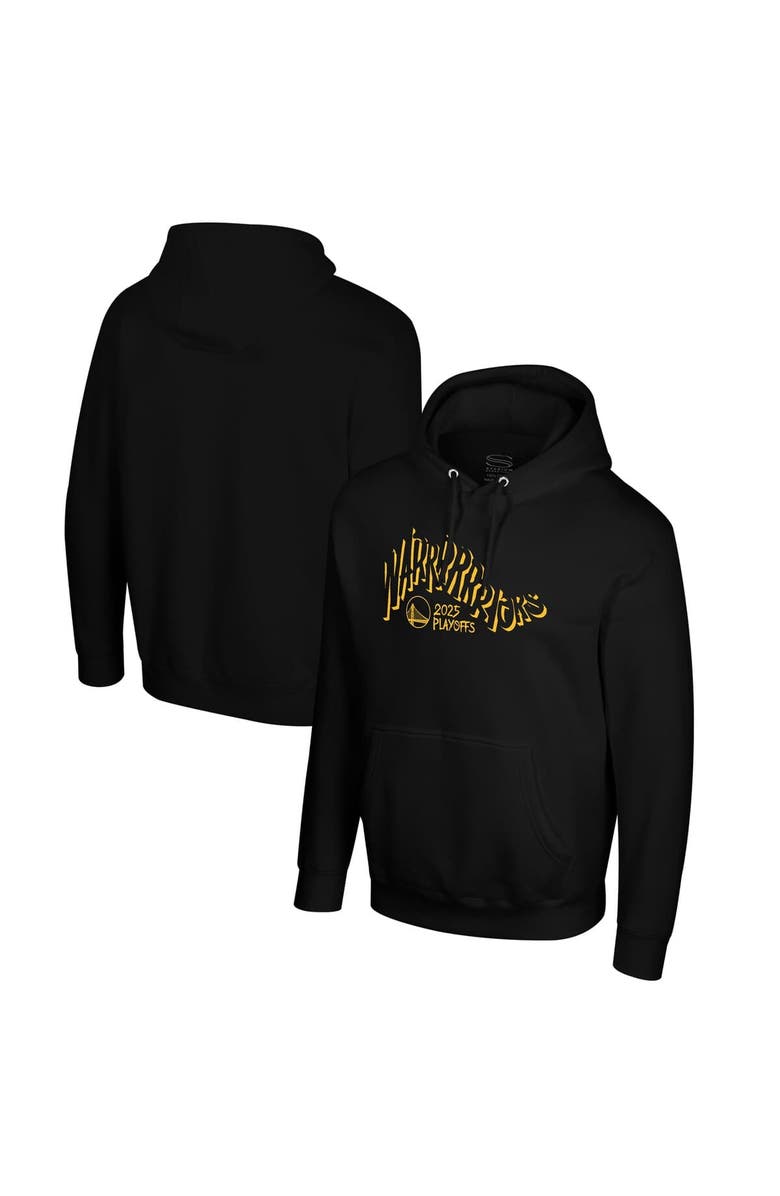Stadium Essentials Unisex Stadium Essentials  Black Golden State Warriors 2025 NBA Playoffs Swish Pullover Hoodie, Alternate, color, 