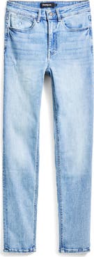 Desigual Cuff Straight Leg Jeans