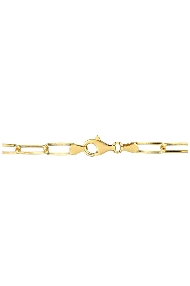 Polished Paper Clip Chain Bracelet, Alternate, color, YELLOW
