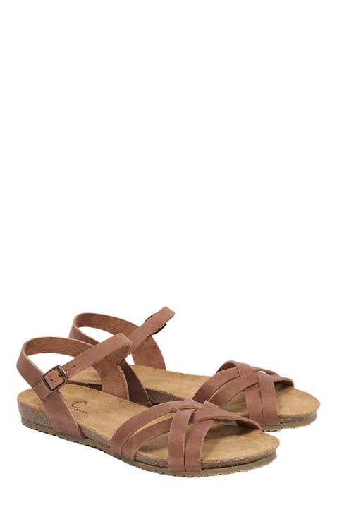 Multistrap Open Toe Flat Sandal