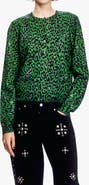 Anna Sui Jaguar Printed Knit Cardigan