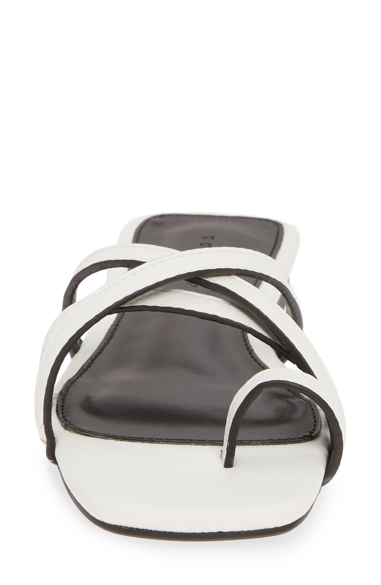 Topshop Hippie Square Slide Sandal, Alternate, color, 