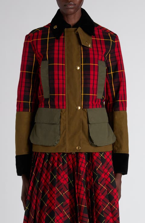Deconstructed Tartan Ripstop Jacket